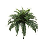 Artificial Boston Fern 34", 49 Fronds, UV-Resistant, Hanging