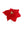 Red Velvet Waterproof Poinsettia Heads - 11" - 
    Red