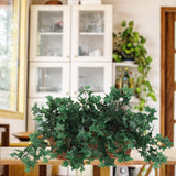 Mini English Ivy Bush w/ 176 Silk Leaves 13" Long - 4 PACK