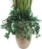 Delicate 13" Mini English Ivy Bush /176L - Perfect for Intimate Home Settings, Wedding Accents, Elegant Decorations, and Boutique Centerpieces