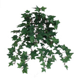 Delicate 13" Mini English Ivy Bush /176L - Perfect for Intimate Home Settings, Wedding Accents, Elegant Decorations, and Boutique Centerpieces