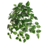Lush 23" Pothos Leaf Bush 117L - Lifelike Artificial Greenery for Home Decor, Wedding Arrangements, and DIY Crafts