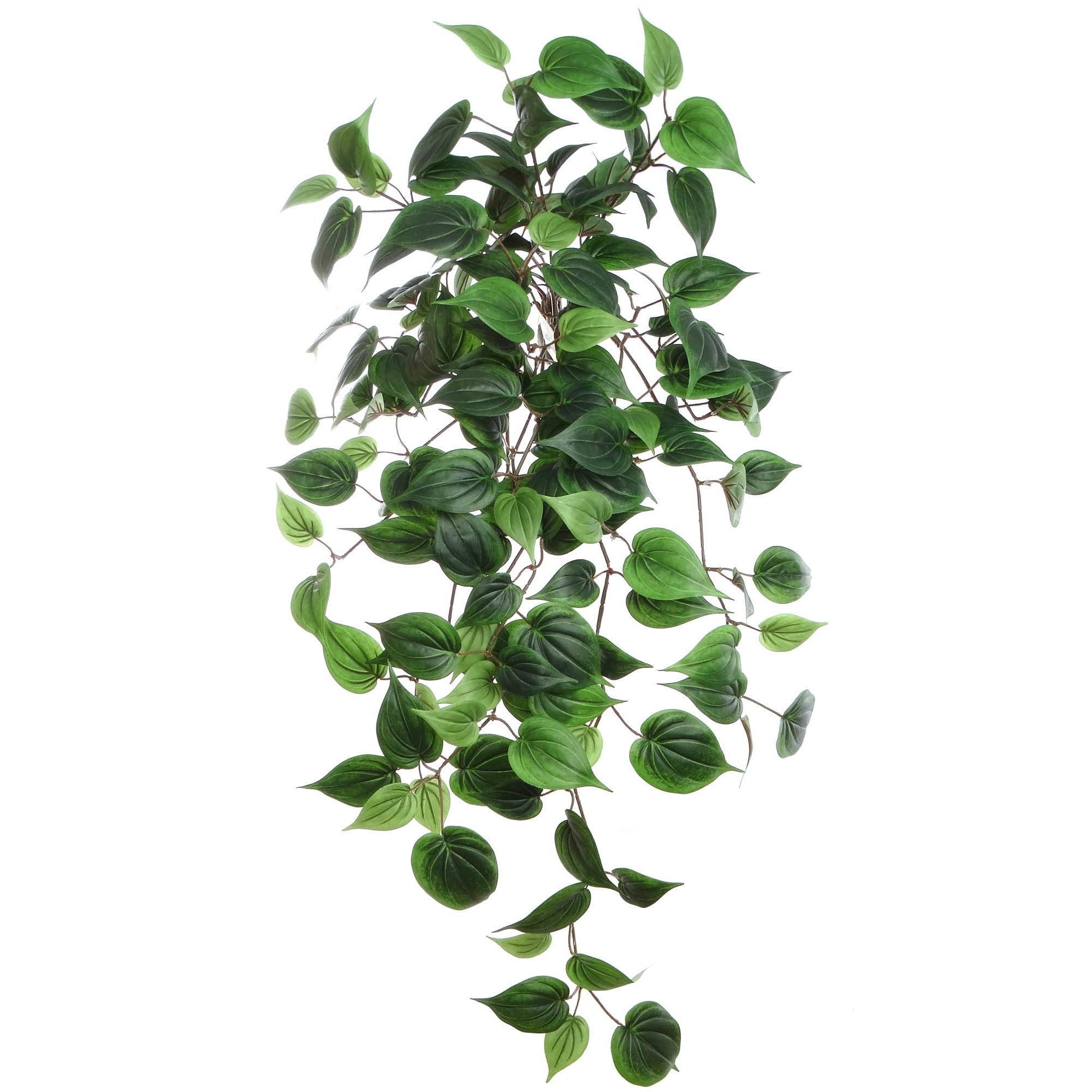 Lush 33" Variegated English Ivy Bush 157L - Realistic Artificial Greenery for Home Decor, Wedding Arrangements, and DIY Crafts