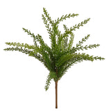Artificial Lavender Cedar Faux Bush 17", 18 Fronds, Indoor/Outdoor