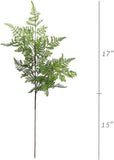 Artificial Leather Leaf Faux Spray 32", Indoor Home Decor