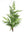 40" Leather Fern Bush - 
    Green