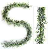 Artificial Eucalyptus Garland 6 ft, UV-Resistant, Indoor/Outdoor