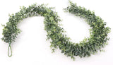 Artificial Eucalyptus Garland 6 ft, UV-Resistant, Indoor/Outdoor