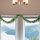 Artificial Eucalyptus Garland 6 ft, UV-Resistant, Indoor/Outdoor