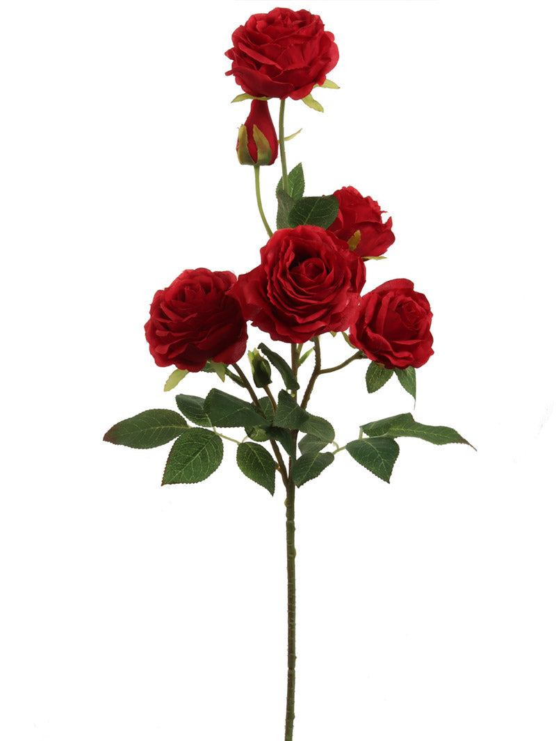 Passionate 27" Rose Spray Set - 12 Red Blooms for Weddings, Home Styling, Celebrations - Stunning Floral Decor