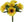 Yellow Artificial Sunflower Stems, Bundle of 6 - 14" - 
    Yellow