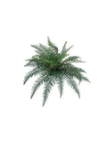 Set of 6 Premium 38" River Mixed Ferns - Indoor/Outdoor Artificial Greenery Decor, Lifelike and Durable