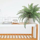 Set of 6 Premium 38" River Mixed Ferns - Indoor/Outdoor Artificial Greenery Decor, Lifelike and Durable, Floral Home by Artificial Flowers