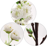 Artificial Silk Cherry Blossom Branch, 45" – Faux Sakura Stem