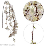 60" Hanging Cherry Blossom Vine – Artificial Cherry Blossom Hanging Flower for Wedding Décor, Floral Arrangements & Home Decoration
