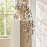 60" Hanging Cherry Blossom Vine Artificial Cherry Blossom Hanging Flower for Decor