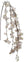 60" Hanging Cherry Blossom Vine Artificial Cherry Blossom Hanging Flower for Decor - 
    White
