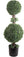 UV Resistant Artificial Potted Boxwood Ball Trees - 33" - 
    Green