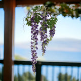 Hanging Wisteria Branch Spray - 70"-3 PACK