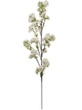 60" Artificial Cherry Blossom Branch White– Extra Tall Silk Floral Spray for Home & Event Décor - 2 Pieces