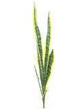Set of 12 Premium 32" Artificial Snake Plant Sprays - Lifelike Indoor Decor Greenery for Home and Office