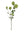 Faux Snowball Branch Spray with 5 Silk Sprays - 38" - 
    Green