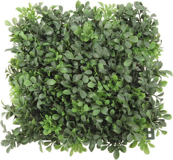 Artificial Boxwood Square Panels 12 Pack, 12" x 12"