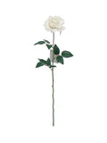 Timeless Elegance: 28" White Planters Rose - Lifelike Floral Accent for Sophisticated Home Decor - Classic White Rose Blossom