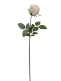 30" Champagne Rose Bud - Lifelike Floral Decor - Realistic Faux Flower - Perfect for Home Decor, Weddings, and Events - Elegant Accent