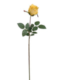 30" Yellow Rose Bud - Lifelike Faux Flower - Realistic Floral Decor - Perfect for Home Decor, Weddings, and Events - Elegant Accent - Multiple Colors Available