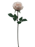 2PC 27" Real Touch Mauve Rose Artificial Flowers – 4" Bloom, Lifelike Faux Floral Decor