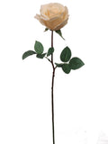 27” Real Touch Peach Rose Stem – 4” Bloom Artificial Flower for Bouquets, Décor & Arrangements