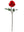 Artificial Real Touch Rose, 4" Bloom, 27" Long Stem - 
    Red