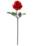 12PC 27” Real Touch Red Rose – 4” Diameter Artificial Flower