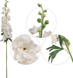 Silk Delphinium Flower Stem - 37"
