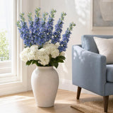 Faux Delphinium Stems, Bundle of 3 - 40"