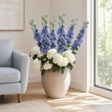 Faux Delphinium Stems, Bundle of 3 - 40"