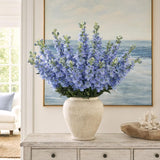 Faux Delphinium Stems, Bundle of 3 - 40"