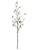 Pack of 12 - Premium 42" White Wild Flower Sprays - Elegant Faux Floral Arrangement for Home Decor & Special Occasions