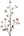 42" Artificial Hydrangea Blossom Branch with 12 Silk Flowers - 
    Pink