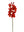 30" Real Touch Silk Cymbidium Orchid with 10 Flowers - 
    Red