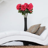 Fuchsia Artificial Peony Stems, Bundle of 2 - 30"