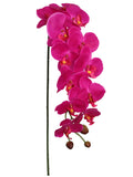 43” Phalaenopsis Orchid with 12 Flowers – Fuchsia (Set of 3) | Real Touch Artificial Orchids for Home & Office Décor