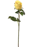 Radiant 20" Yellow Rose Bud Set - Pack of 48 Lifelike Faux Flowers - Ideal for Home Décor, Office Enhancement, Weddings & Special Celebrations