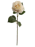 Faux Open Rose Stems - 20"