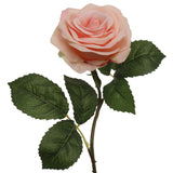 Gorgeous 20-inch Pink Open Rose with 4" Diameter - Ideal for Weddings, Home Decor, and Thoughtful Gifts