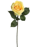 Faux Open Rose Stems - 20"