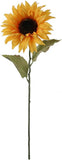 Yellow Artificial Sunflowers, Set of 4 - 7.5"