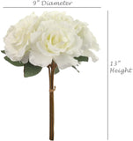 Artificial Rose Bouquet, Set of 3 - 14"