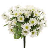 Delightful 14" Cream White Daisy Bundle - Charming Faux Floral Accent for Home Décor, Bouquets & Centerpieces